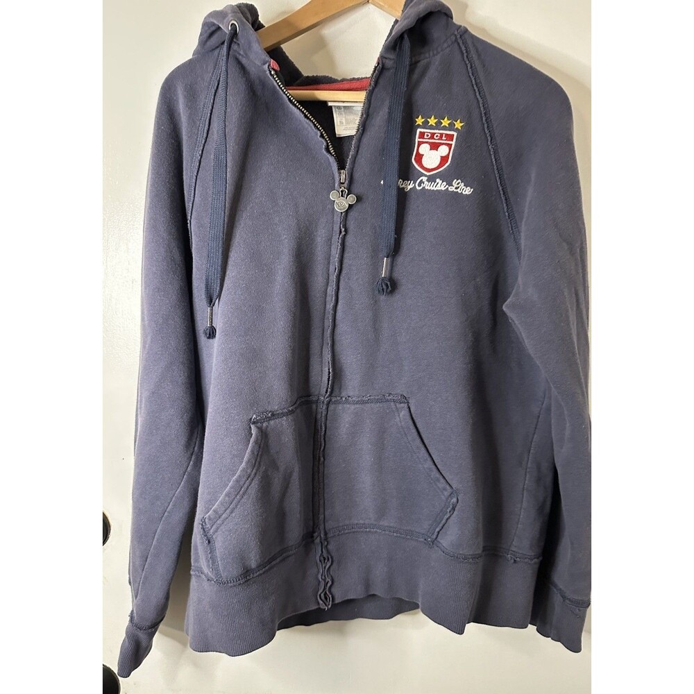GC Disney Cruise Line Zip Hoodie Size Large Men’s Full Zip XL